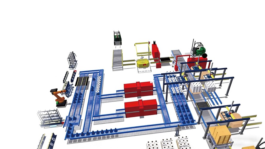 化纤DTY/POY/FDY自动打包装线